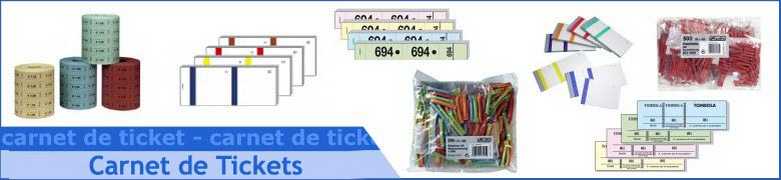 Carnet de tickets Carnet de tickets