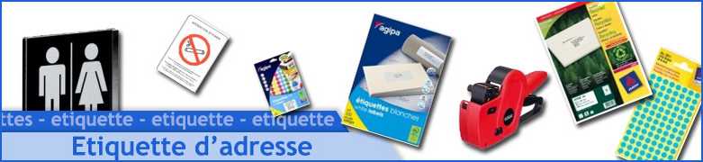 Étiquette d'adresse