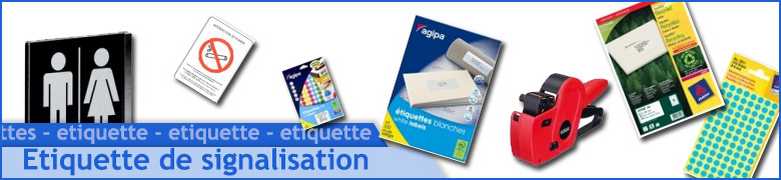 Étiquette de signalisation