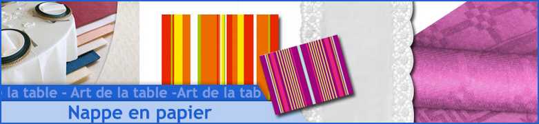 Nappe en papier