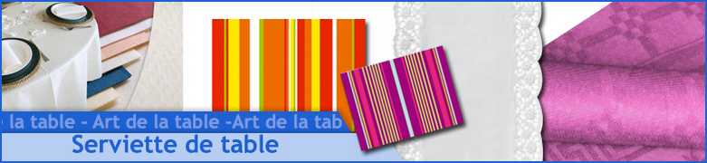 Serviette de table