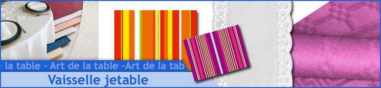 Vaisselle jetable Vaisselle jetable