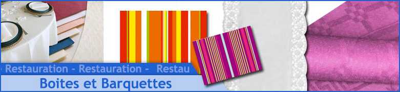 Boîtes - Barquettes