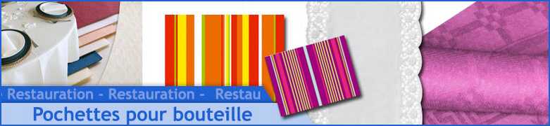 Pochettes pour bouteille
