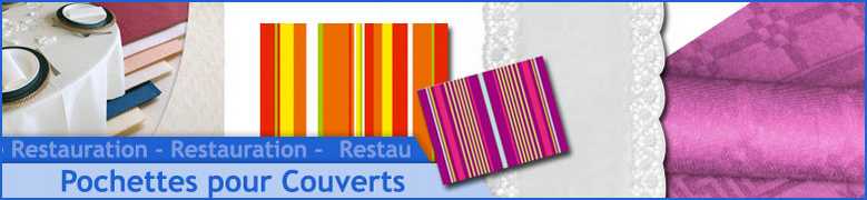 Pochettes à couverts Pochettes à couverts