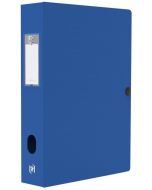 Boite de classement Memphis avec bouton - 60 mm - Bleu : OXFORD Image