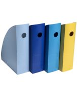 Porte-revues - Set de 4 - Mag Cube - A4 - Assortiment : EXACOMPTA Bee Blue image