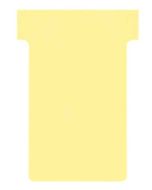Fiches T - Indice 2 / 60 mm - Jaune : NOBO Lot de 100  visuel