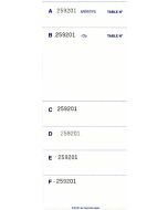 ELVE : Lot de 10 blocs BRASSERIE - Autocopiants Dupli - 259 x 100 mm 2208