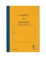Carnet de chantier - Mensuel (1 mois) Elve  2442