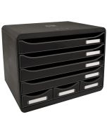 Caisson à 7 Tiroirs - Noir : EXACOMPTA Store Box MAXI photo