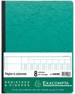 Registre de 8 colonnes 320 x 250 mm Journal comptable 4080E Exacompta