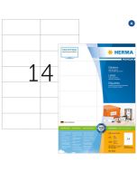 Étiquettes adhésives blanches - Multi-usages 4625 Herma