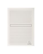 EXACOMPTA  50151E : Chemises à fenêtre Super - Blanc