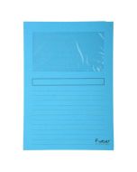 EXACOMPTA  50252E : chemises à fenêtre - Bleu clair Forever