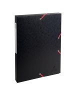EXACOMPTA Boîtes de classement 50301E - Dos 25 mm Noir