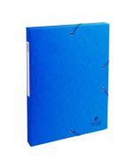 EXACOMPTA Boîtes de classement 50302E - Dos 25 mm Bleu