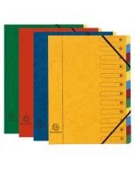 5212E EXACOMPTA Trieurs avec élastiques Assortiment