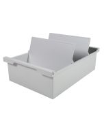 Bac pour 1200 fiches  - Format A4 - Gris lumière EXACOMPTA 52540D