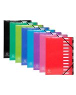 53929E EXACOMPTA : Trieur avec élastiques Assortiment