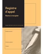 Registre de Pointage EXACOMPTA 9340E