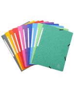 Chemise à élastiques sans rabat - Assortiment 10 couleurs : EXACOMPTA Photo