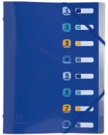 Trieur 8 compartiments - Bleu Marine : EXACOMPTA Bee Blue image