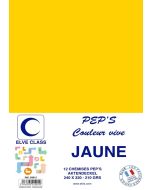 Chemise pour dossier A4 - Jaune ELVE Pep's Lot de 12