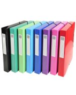 EXACOMPTA :  8 boîtes de classement 59929E  - Dos 40 mm - Assortiment 