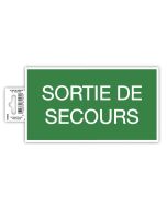 Panneau adhésif - Sortie de Secours EXACOMPTA