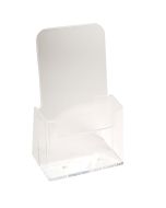 EXACOMPTA 73058D : Porte-documents de table - A6 vertical simple - Cristal