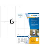 Etiquettes de prix imprimables et perforées - 70 x 148,5 mm - Blanc HERMA Lot de 600