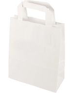 Sac en Papier 180 x 100 x 220 mm - Kraft Blanc PAPSTAR