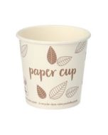 Gobelet en carton - 0,10 L : PAP STAR Pure ZERO  Lot de 80