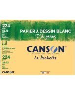 Photo CANSON 200027103 :feuilles de papier à dessin C grainé - Blanc - 320 x 240 mm