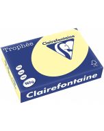 Ramette de papier Trophée de 250 feuilles A4 160g - Jaune canari : CLAIREFONTAINE Visuel