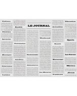 Sets de table Restaurant - Motif Journal COGIR Lot de 500