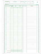 Bordereau de saisie informatique - Carnet autocopiant A4 Exacompta 3530E