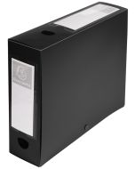 Boîte de classement à pression - Dos 80 mm - Noir EXACOMPTA Modèle