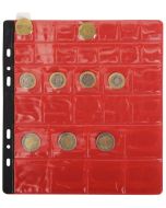 Lot de 3 feuilles numismatiques - 32 cases - Diamètre 20 à 40 mm EXACOMPTA Visuel