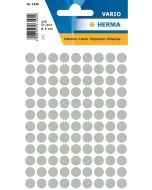 HERMA : Lot de 540 étiquettes adhésives rondes - 8,0 mm - Gris