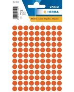 HERMA : Lot de 540 étiquettes adhésives rondes - 8,0 mm - Rouge