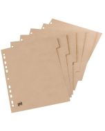 Photo Jeu de 6 intercalaires neutres - 225 x 297 mm - Beige OXFORD Touareg