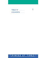 Bloc MAITRE D'HOTEL Commande Restaurant - 150 x 75 mm 2223 ELVE Modèle