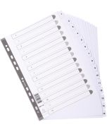 EXACOMPTA : Jeu de 15 intercalaires numériques en carte 1 à 15 Classement