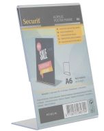 Présentoir de table incliné A6 - 105 x 148 mm : SECURIT Photo