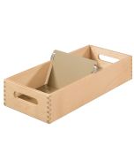 Photo Bac en bois pour fiches - Format A6 Paysage - 1500 fiches : HAN 1006-0 