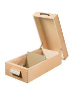 Photo Boite pour fiches en bois - Format A6 - 1500 fiches : HAN 1006
