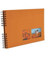 Photo Album photos à spirales - 320 x 220 mm - Orange EXACOMPTA Milano