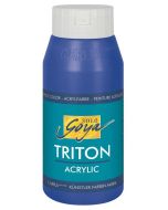Photo Peinture acrylique Triton Acryl Basic - 750 ml - Bleu ultramarine C. KREUL  flacon